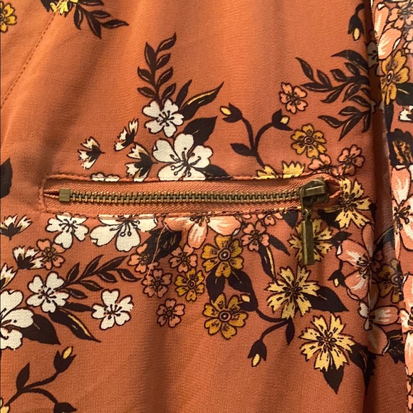 Floral Rust Dress - Picture 5 of 6